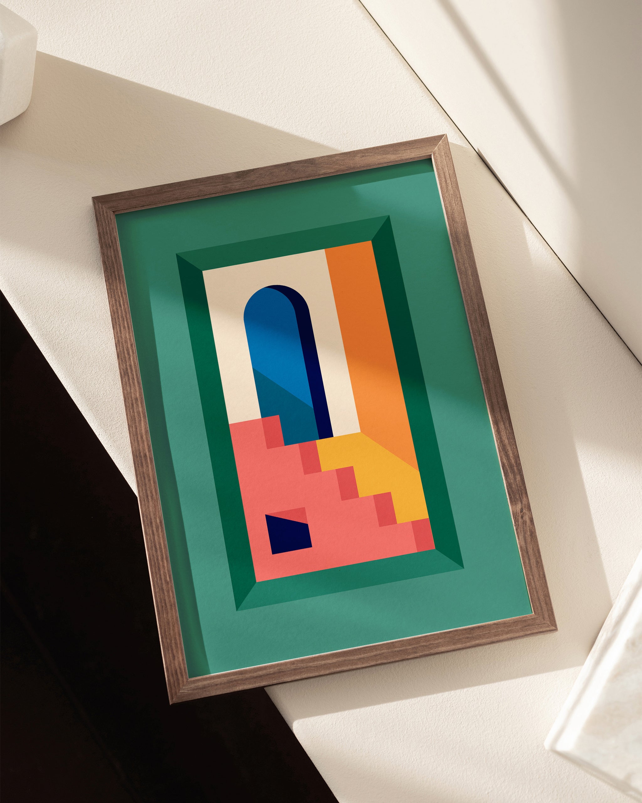 Cubist Architecture No.1-psoter-wall_art-decor-The Poster Square