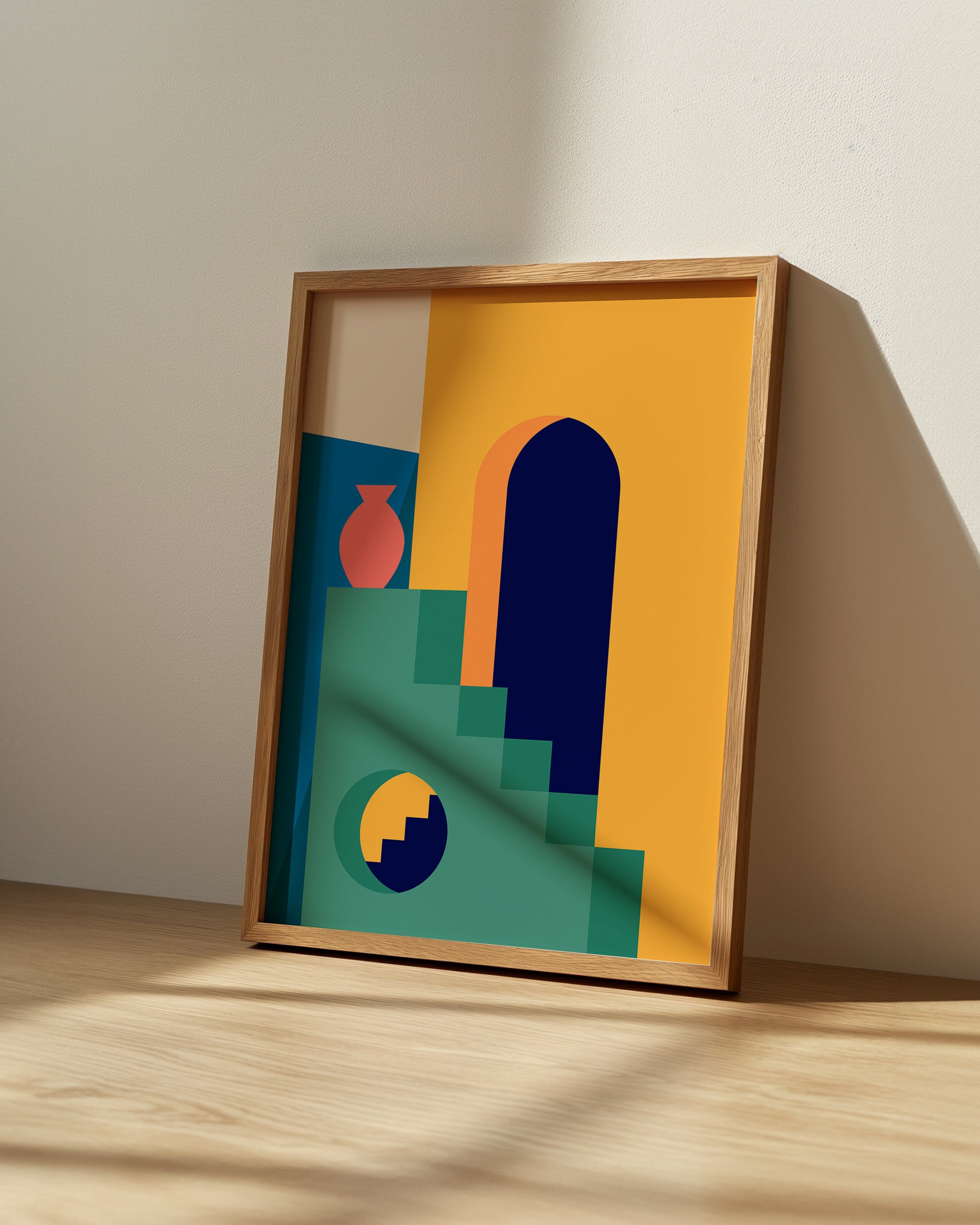 Cubist Architecture No.2-psoter-wall_art-decor-The Poster Square