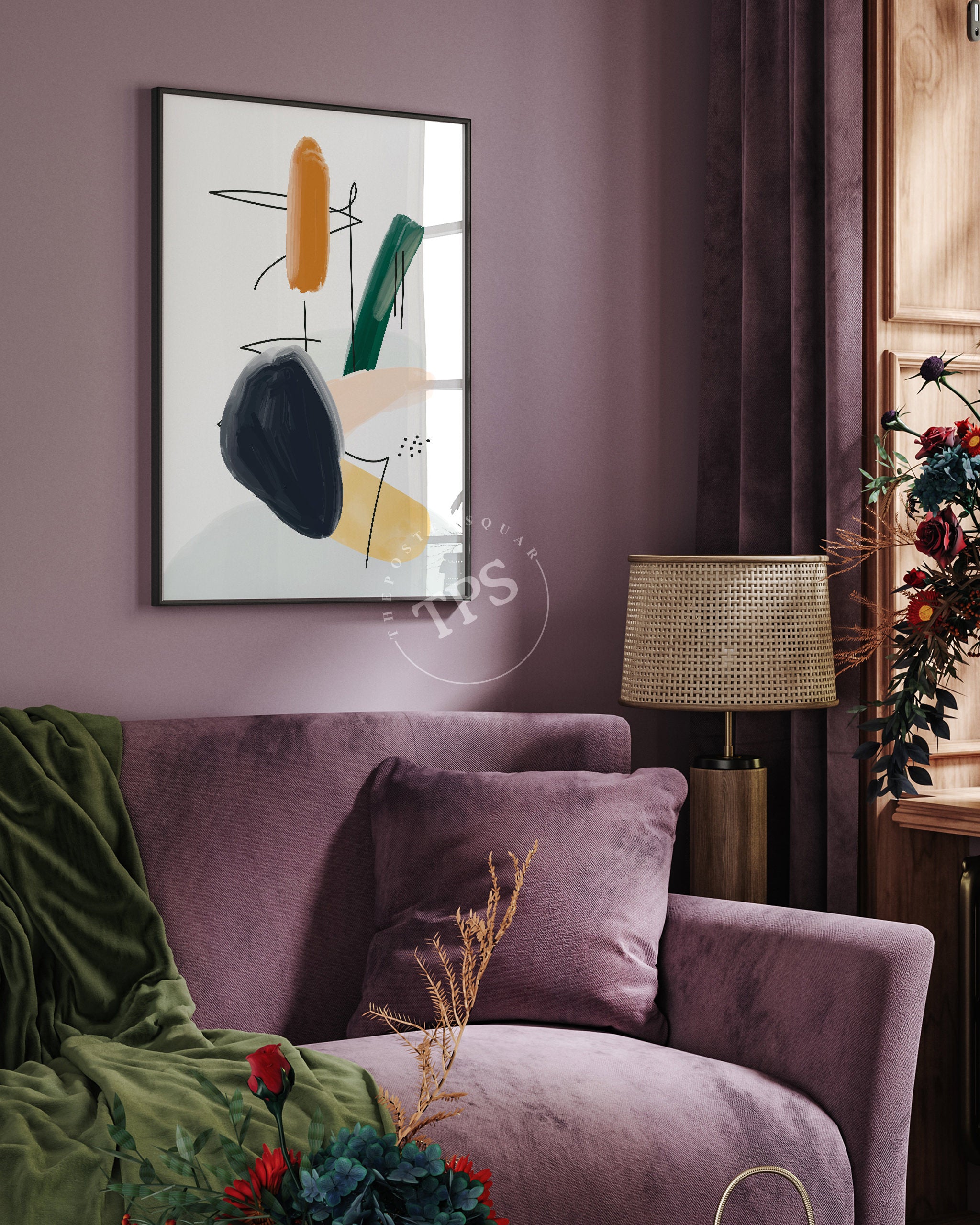 Minimalistic Abstract N10 The Poster Square