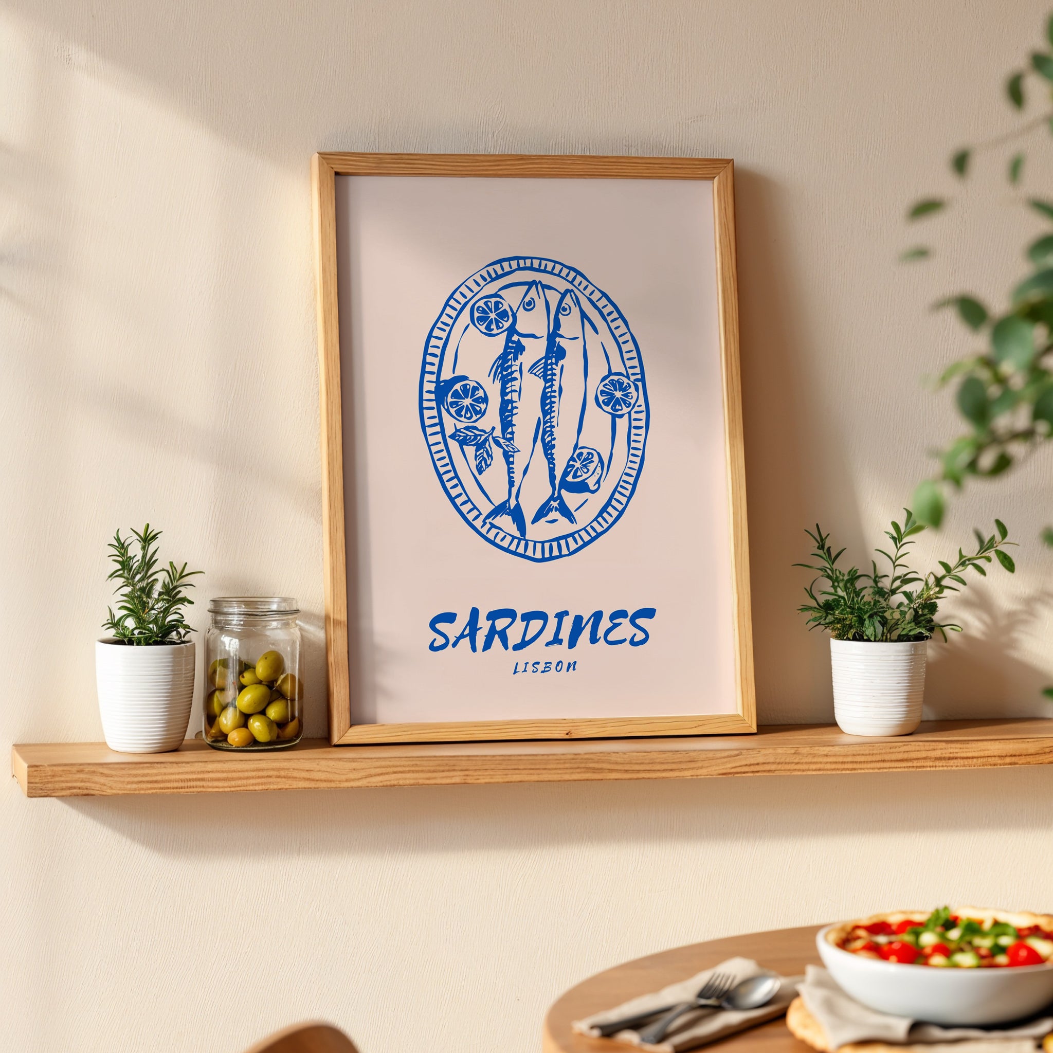Sardines Lisbon Blue