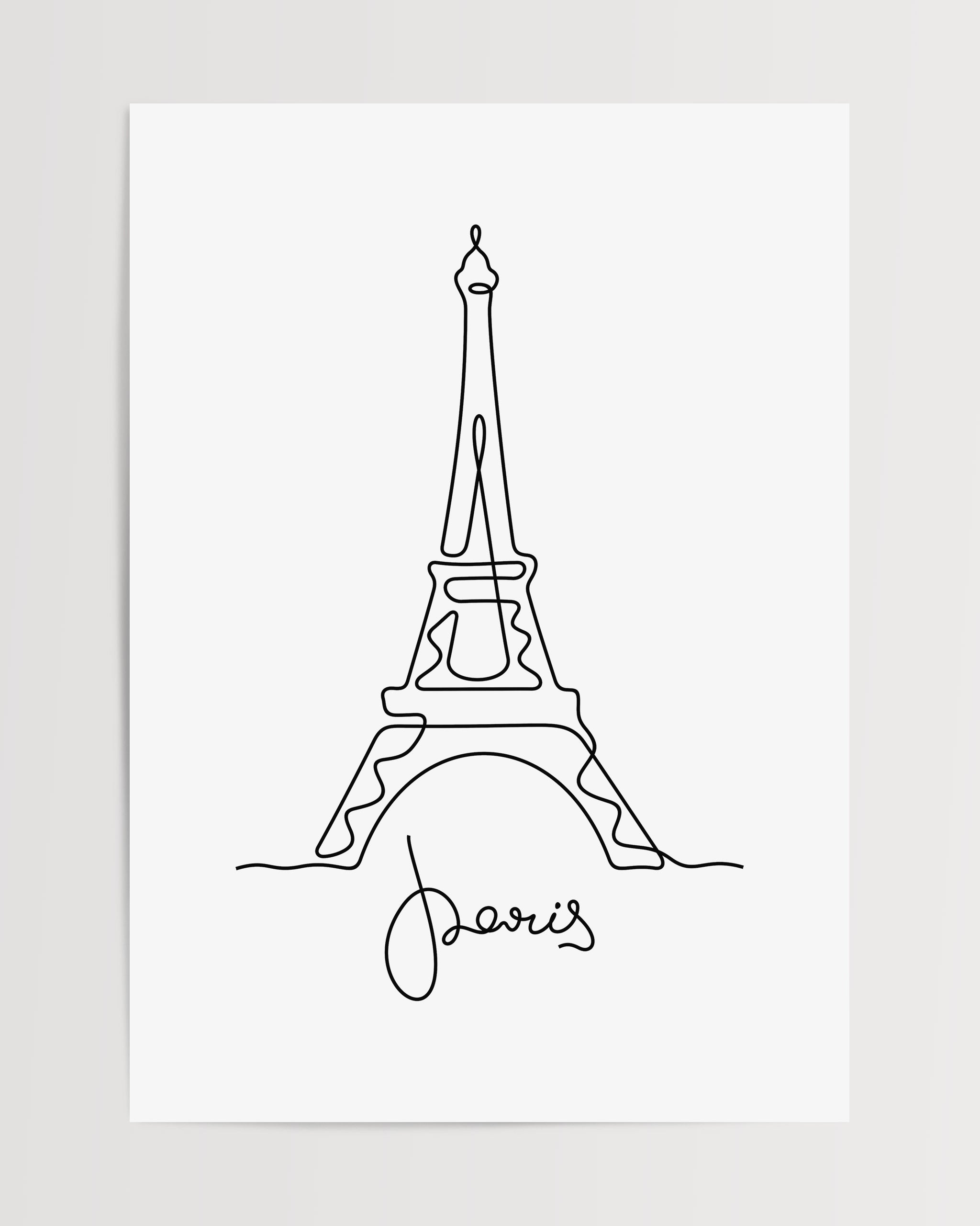 Paris Eiffel Tower-psoter-wall_art-decor-The Poster Square