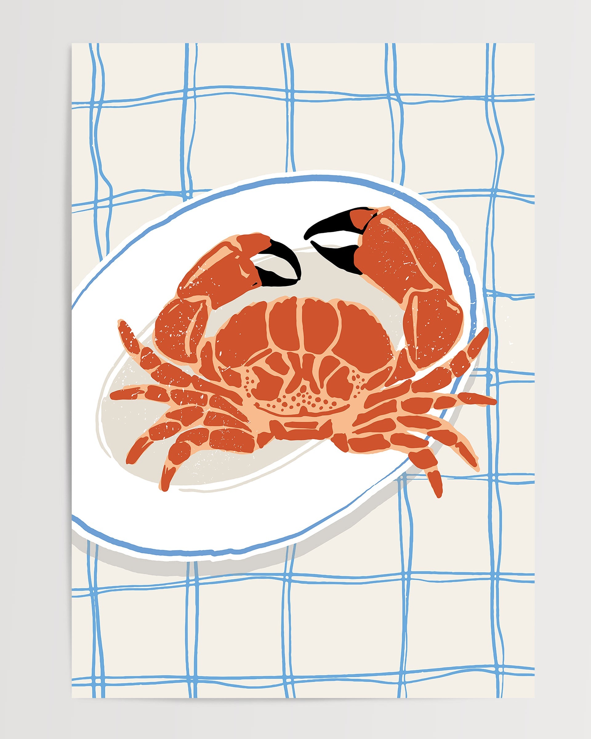 Crab - Food The Poster Square