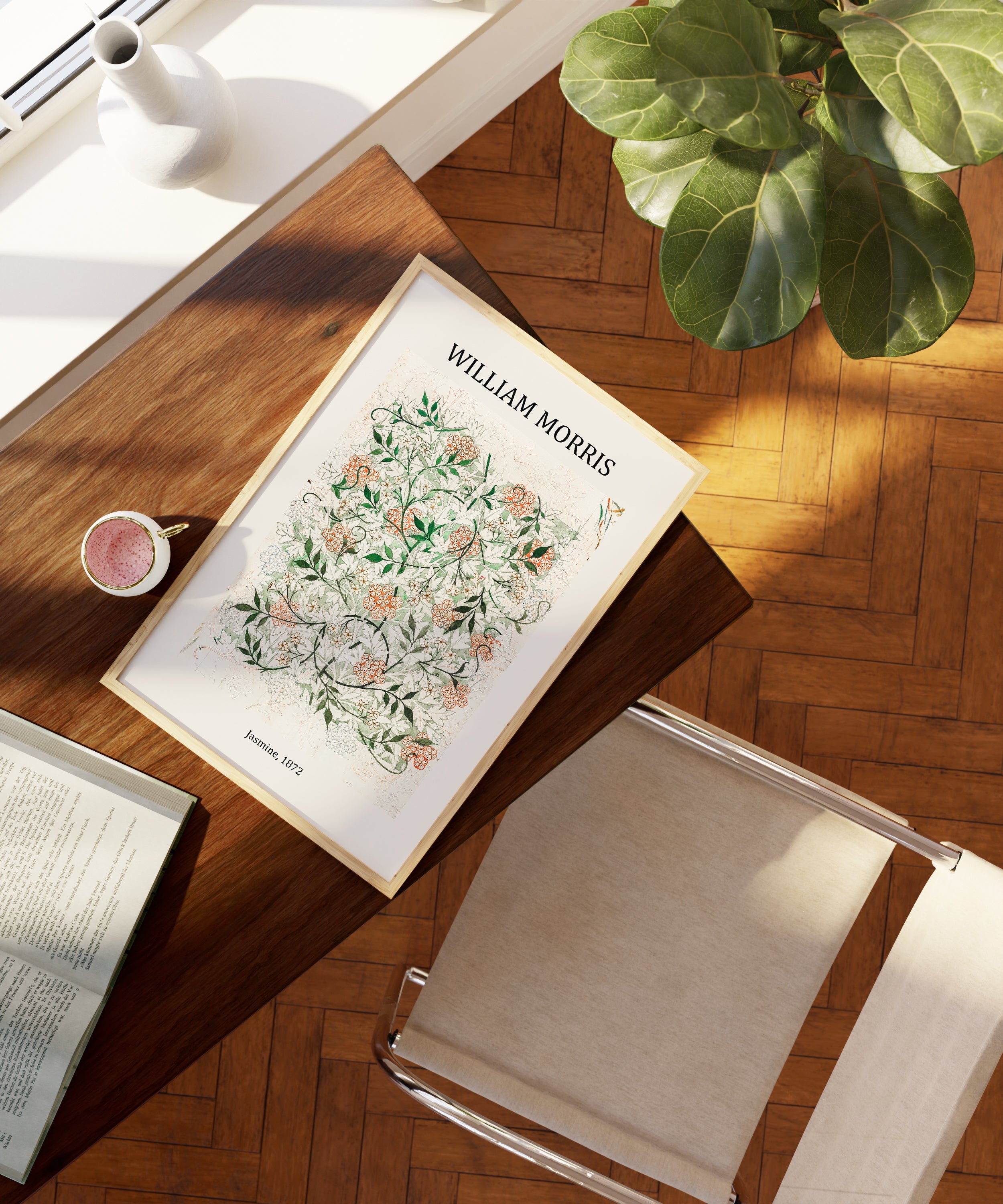 Jasmine Pattern The Poster Square