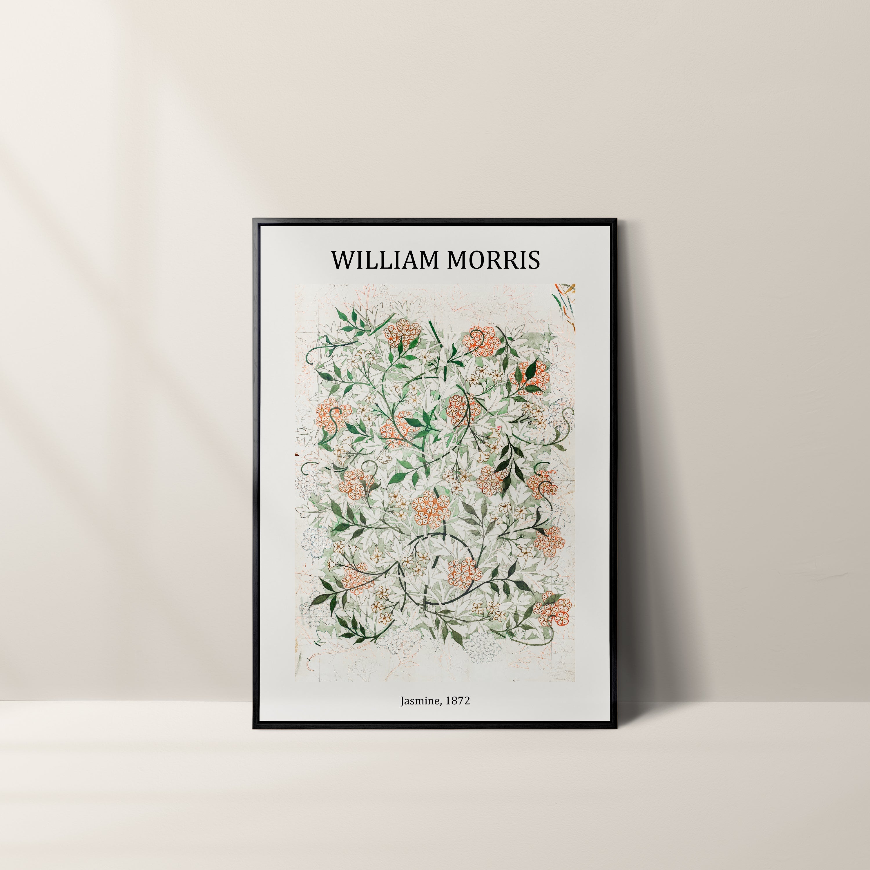 Jasmine Pattern The Poster Square