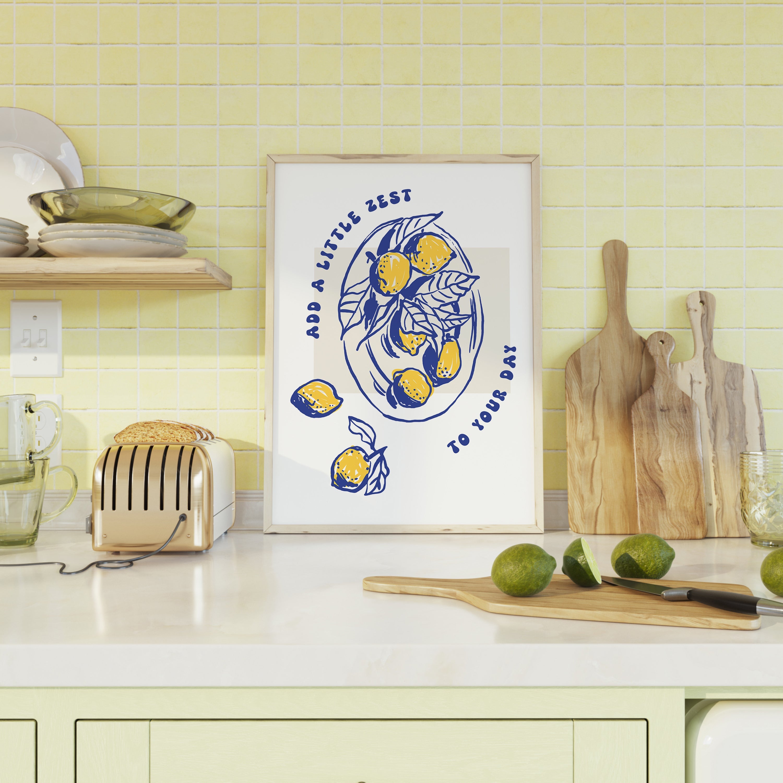 Lemons Fruit - Food The Poster Square