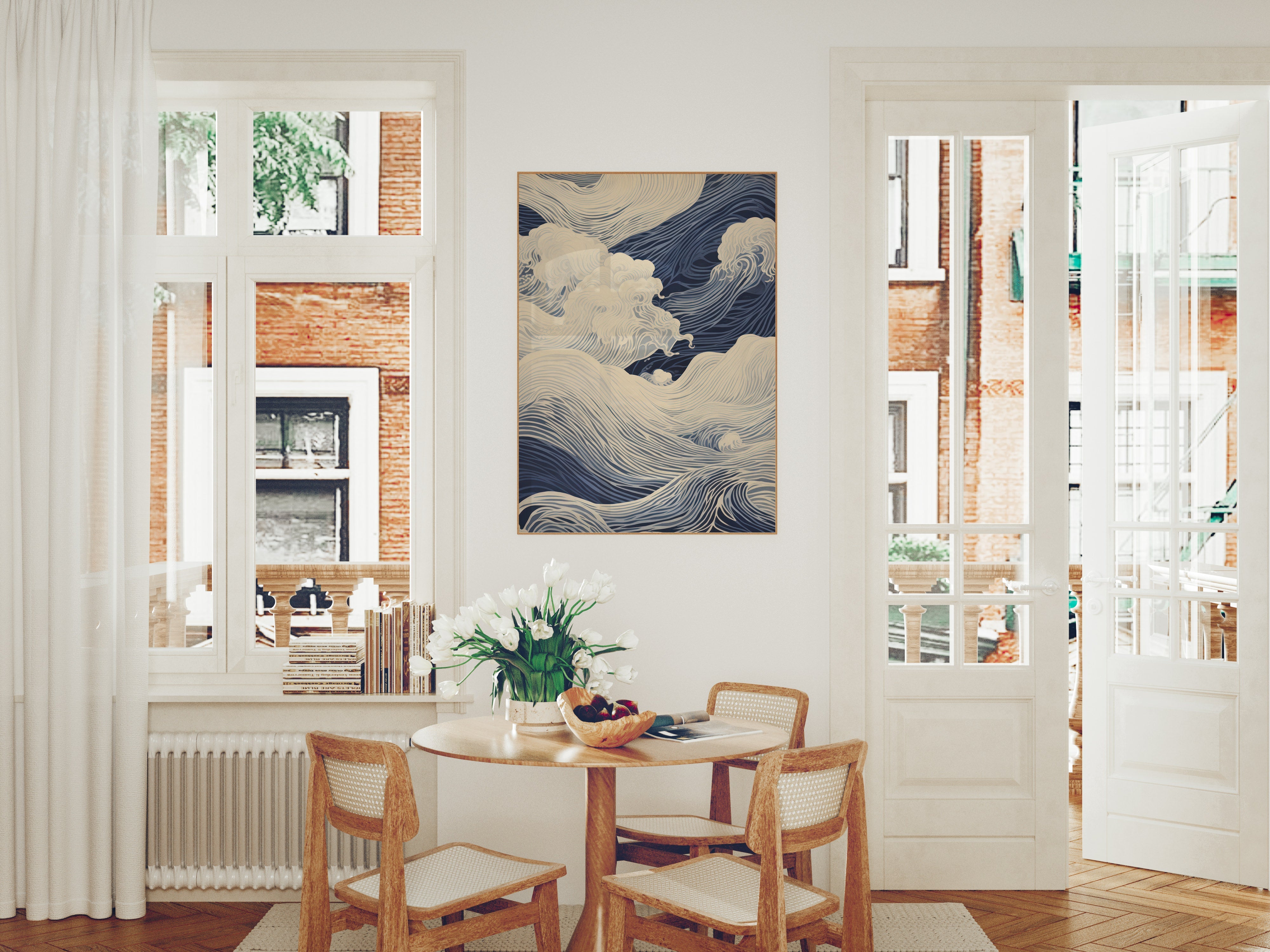 Rolling Waves The Poster Square