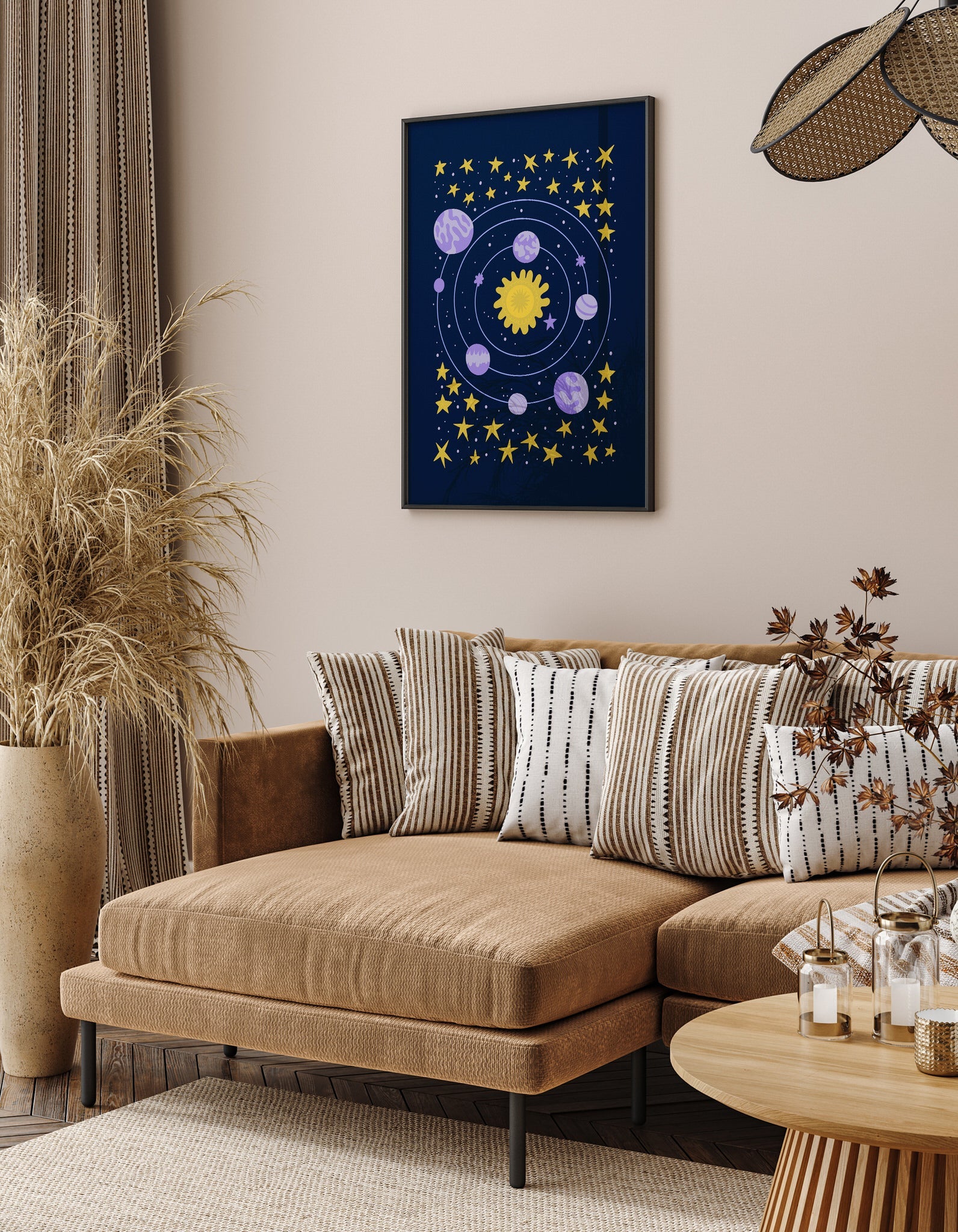 Space Illustration N4 The Poster Square