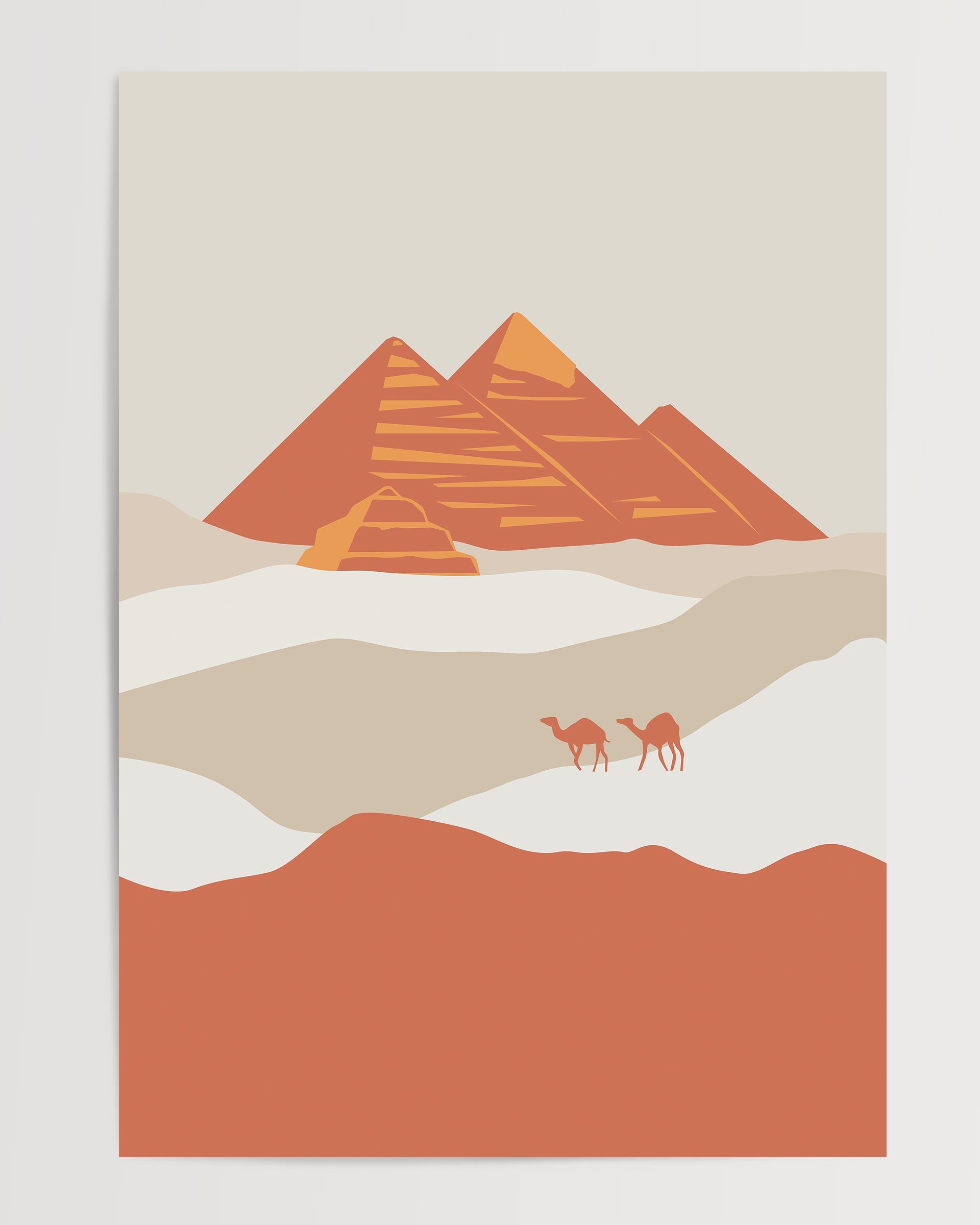 The Pyramids - Egypt The Poster Square