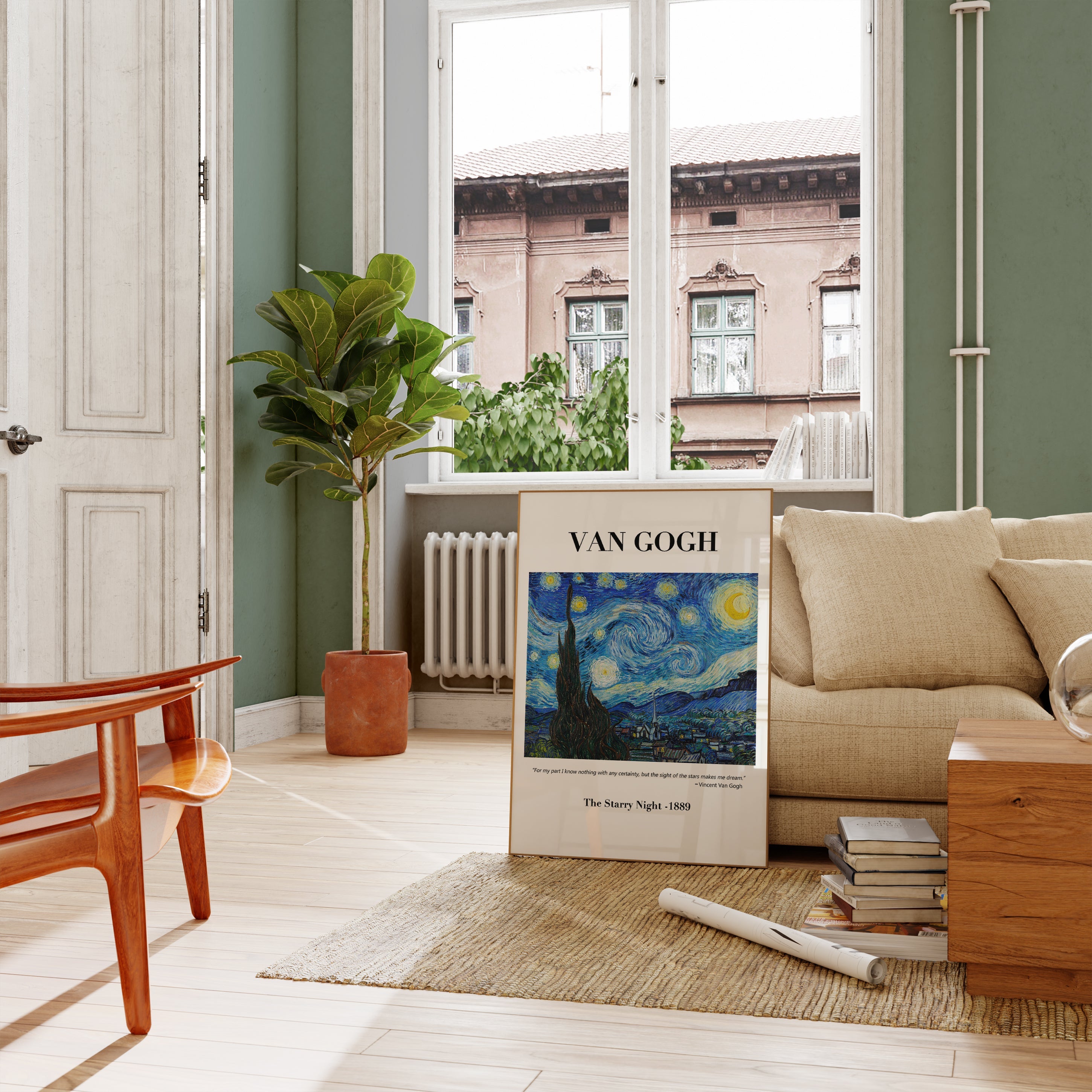 The Starry Night (1889) The Poster Square