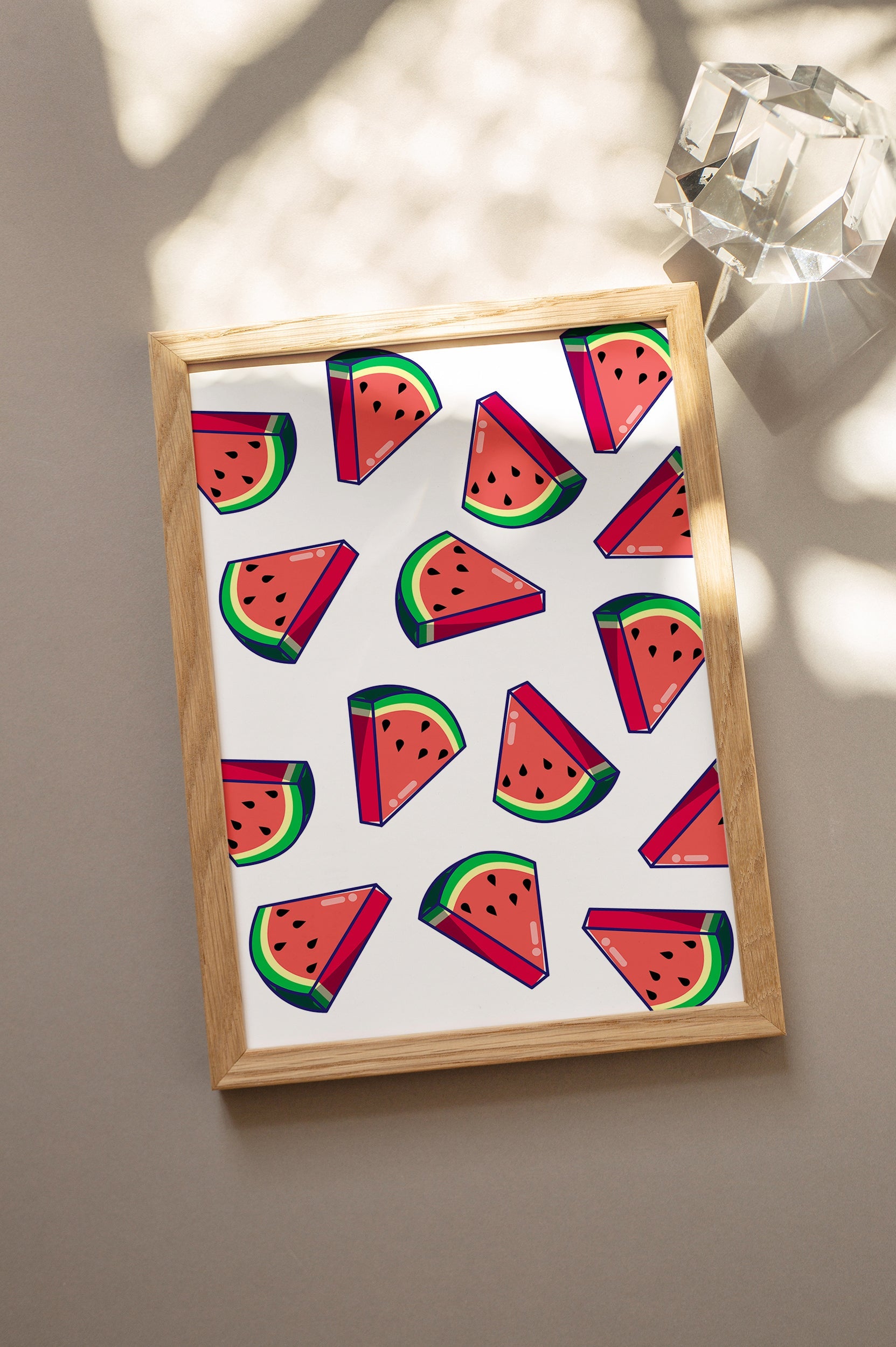 Watermelon Slices The Poster Square