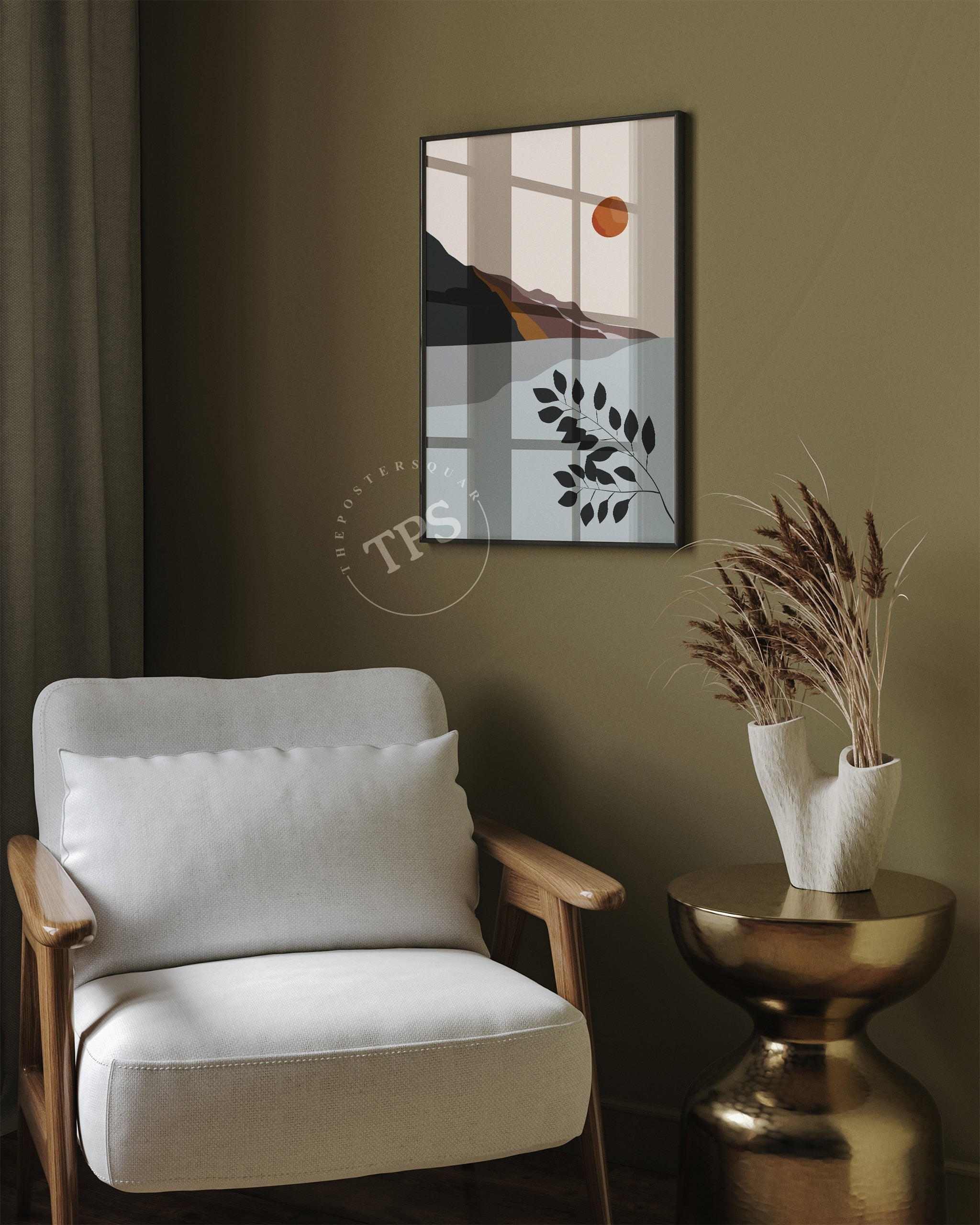 Abstract Landscape N15-psoter-wall_art-decor-The Poster Square