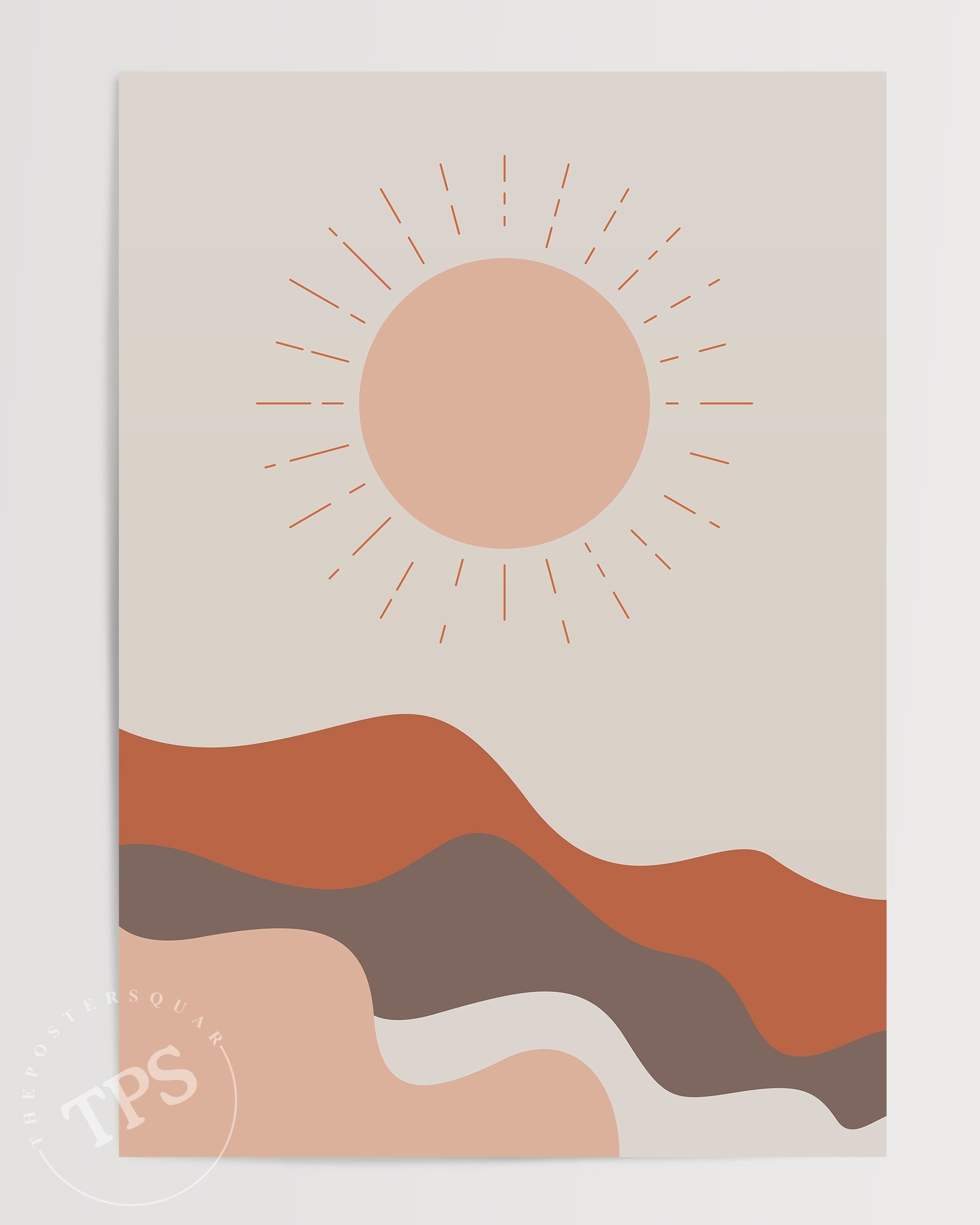 Abstract Landscape N7-psoter-wall_art-decor-The Poster Square