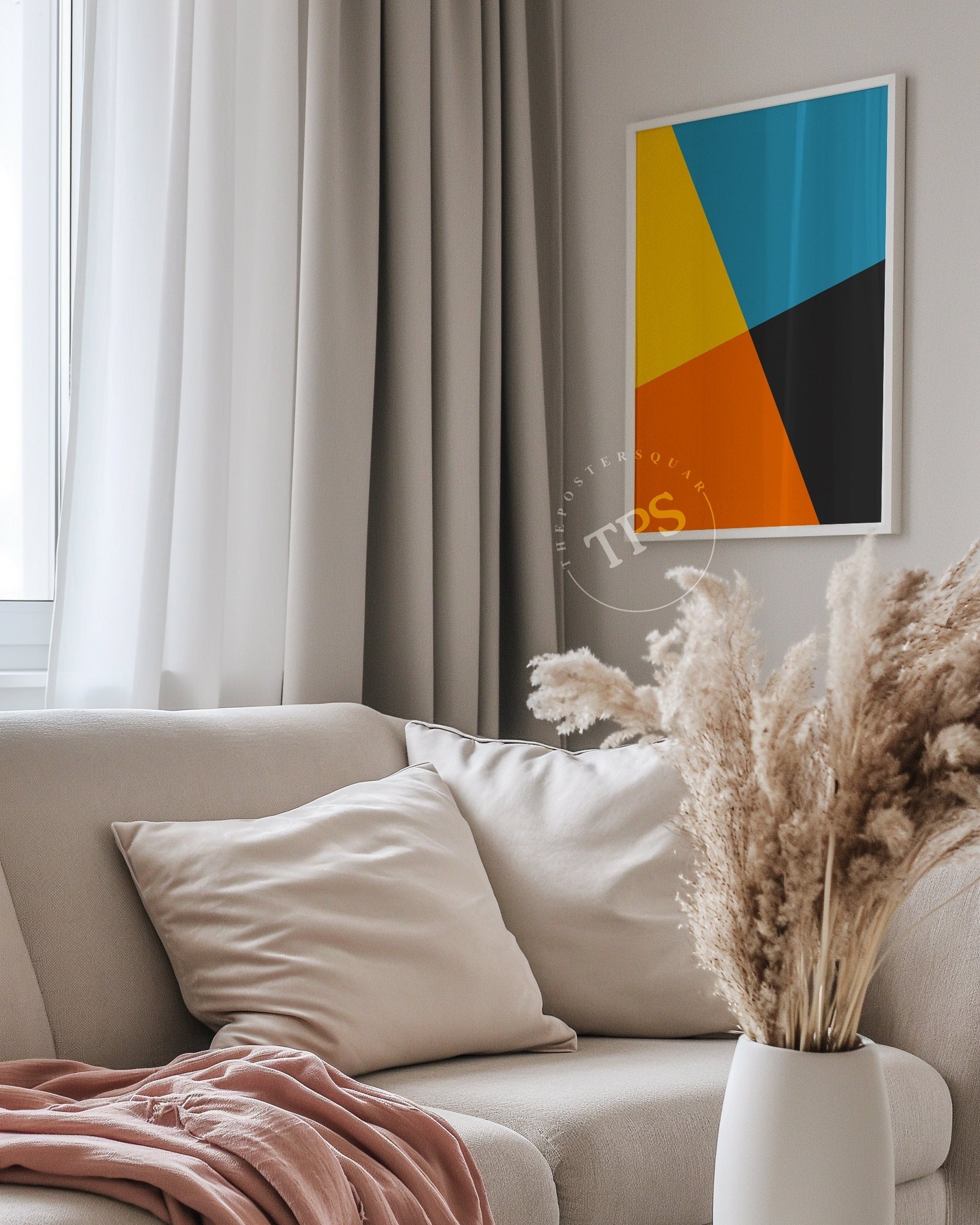 Abstract Mingle N25-psoter-wall_art-decor-The Poster Square