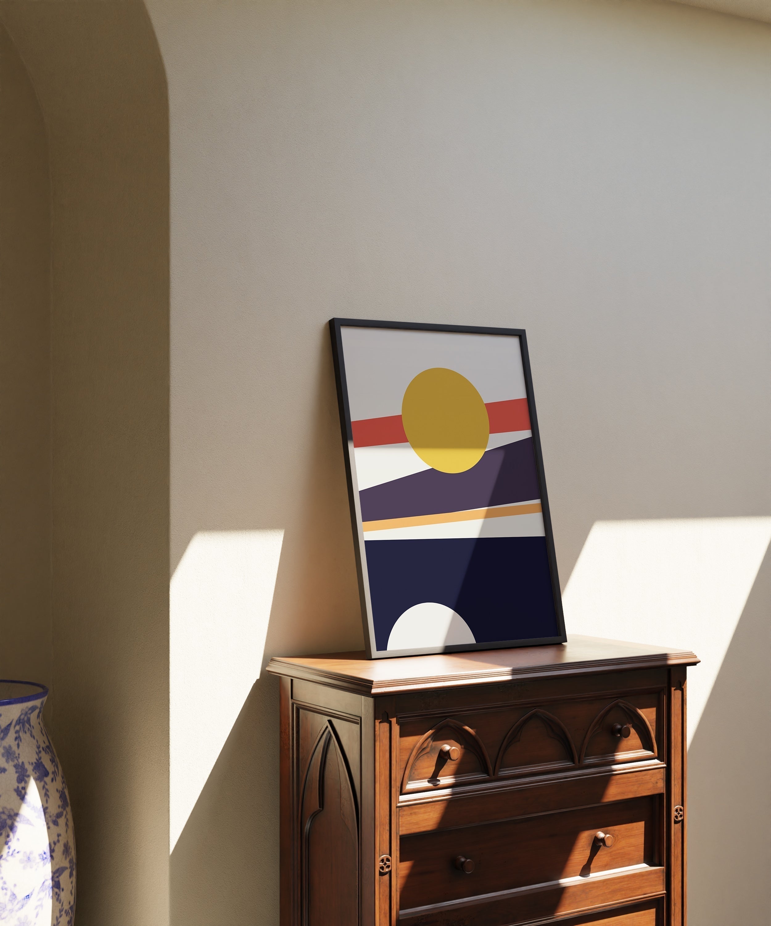 Abstract Wall Art - Minimalistic-psoter-wall_art-decor-The Poster Square