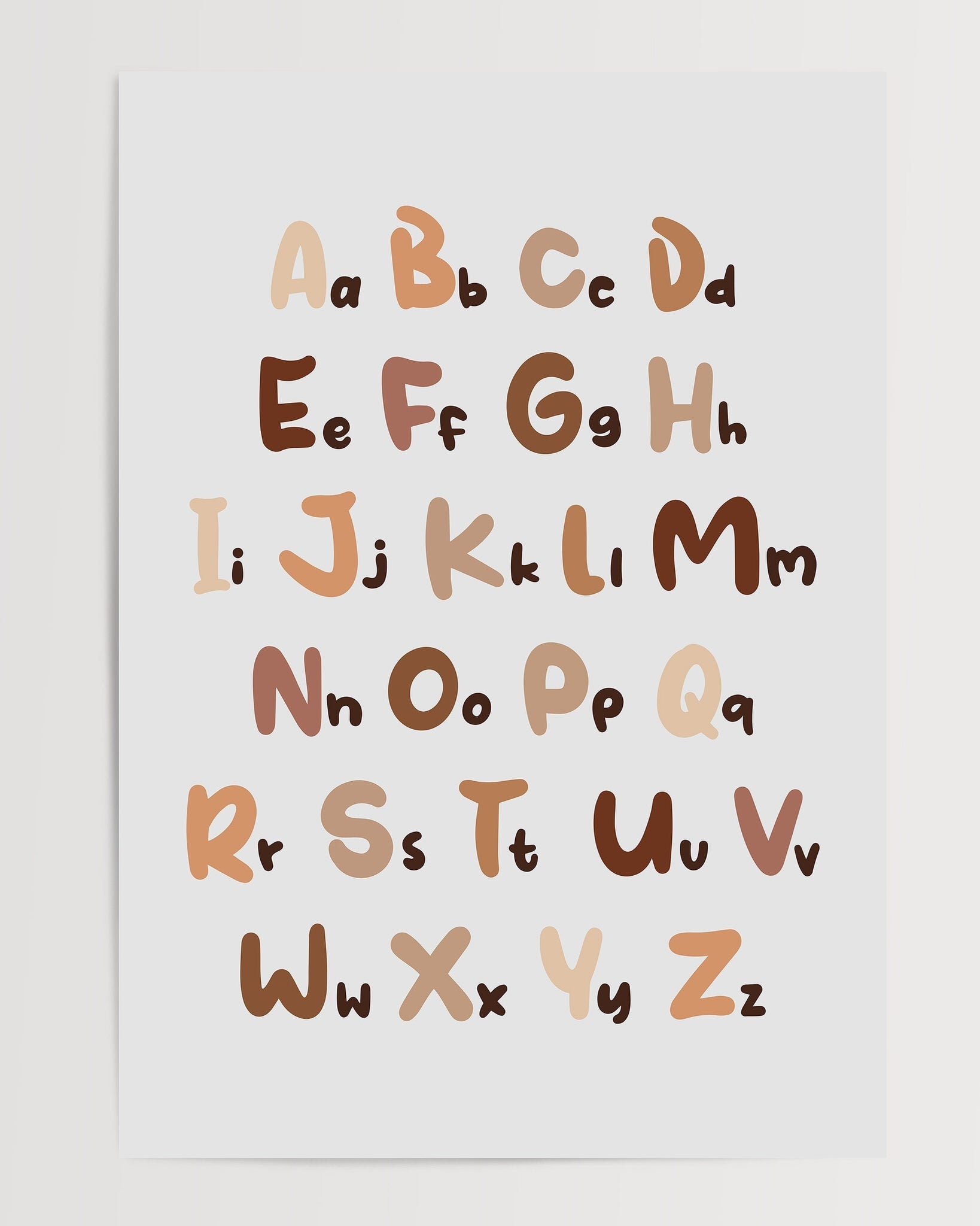 Alphabet N1-psoter-wall_art-decor-The Poster Square