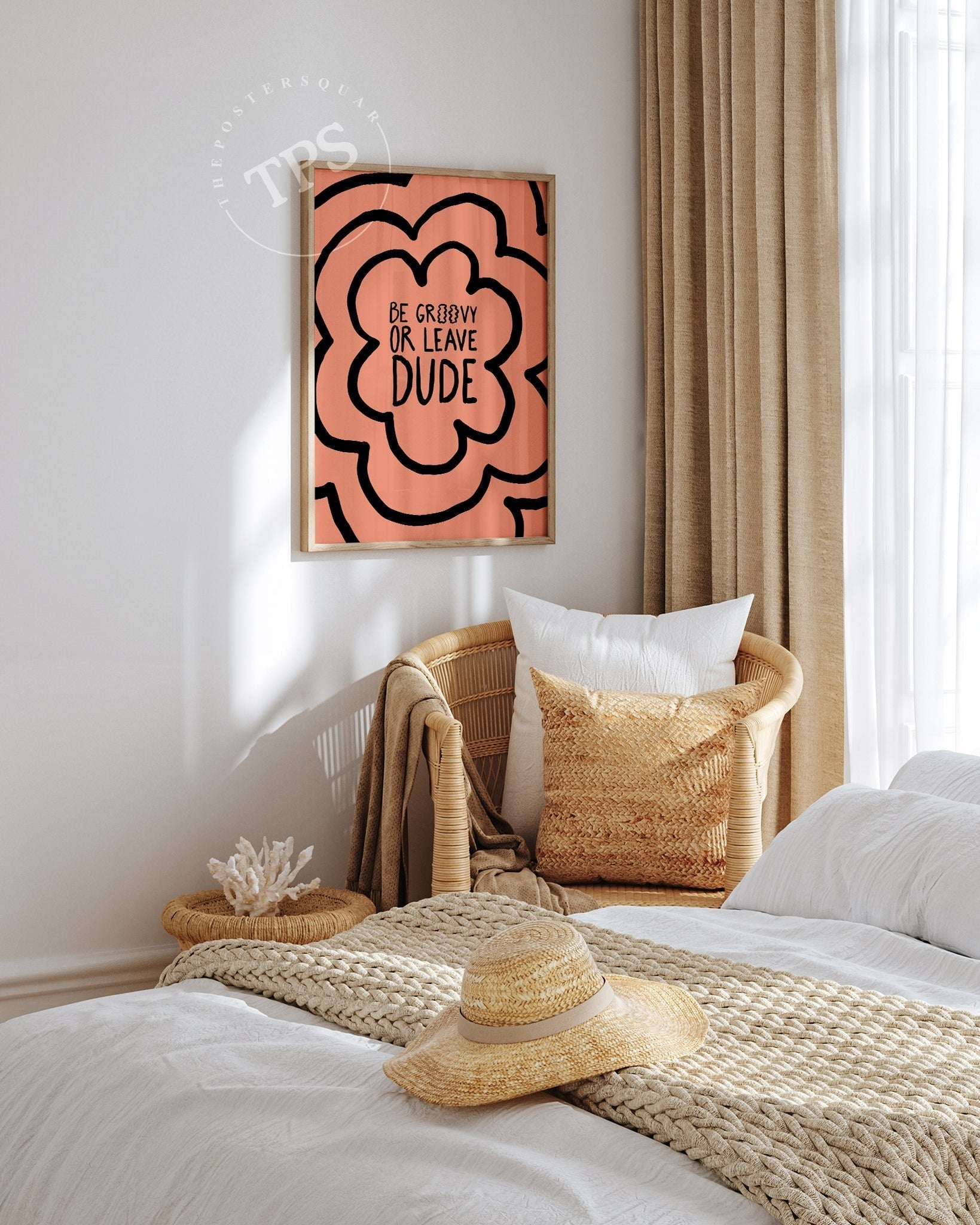 Be Groovy Or Leave-psoter-wall_art-decor-The Poster Square