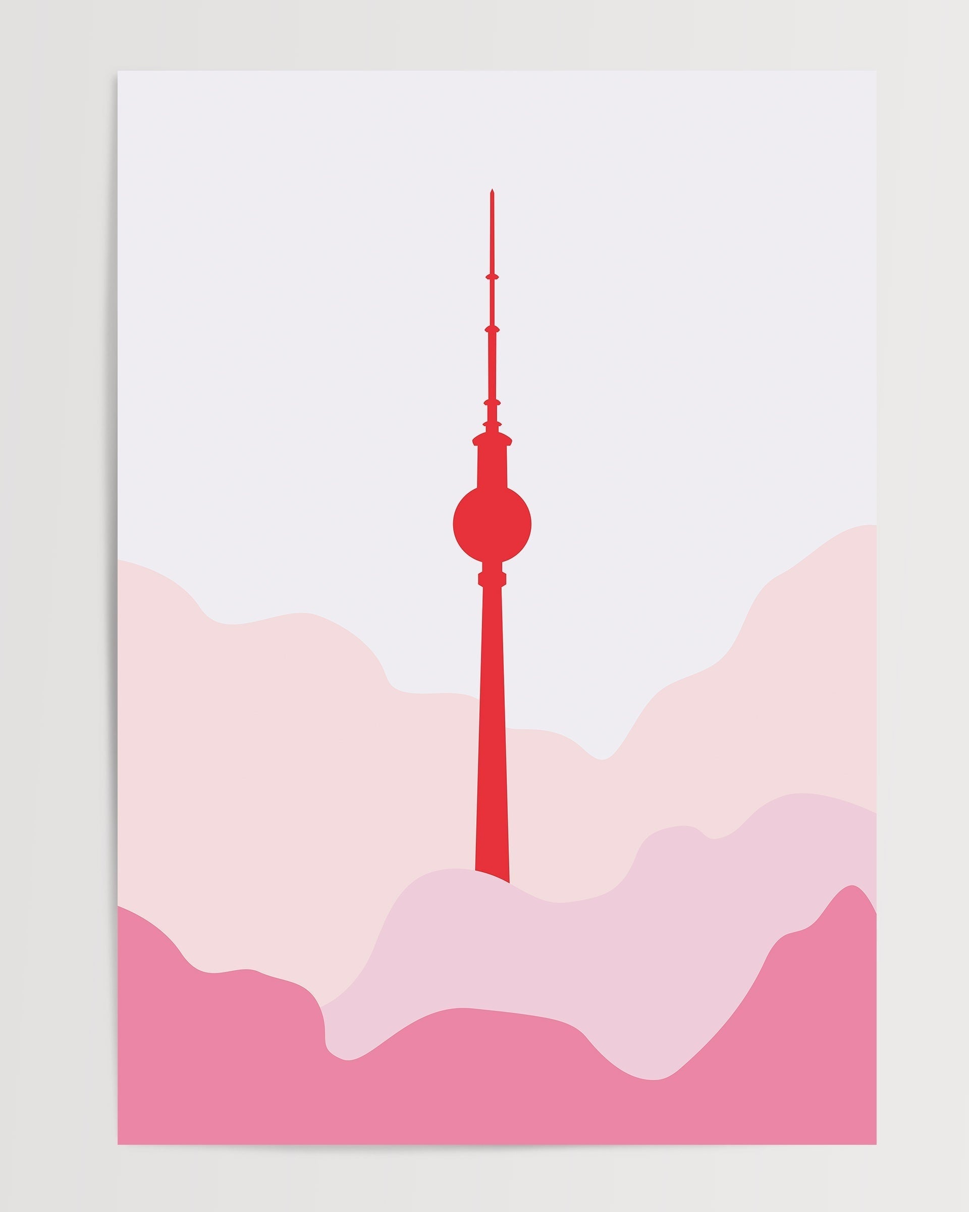 Berliner Fernsehturm - Berlin-psoter-wall_art-decor-The Poster Square