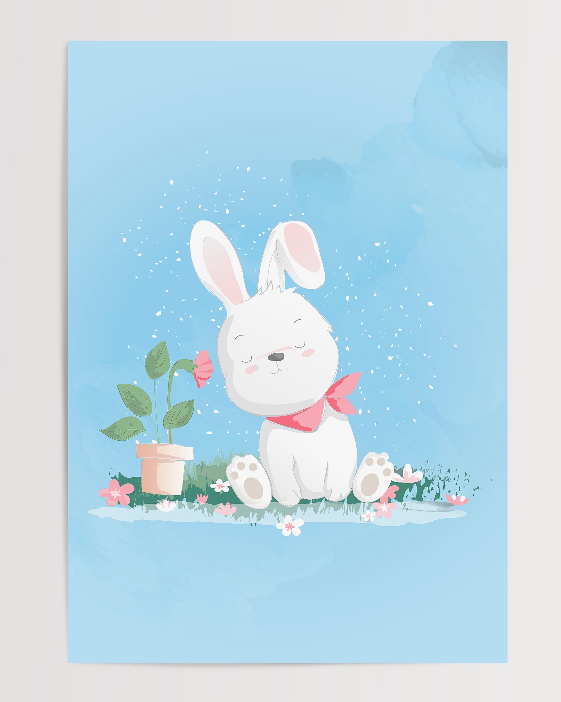 Bunny N1-psoter-wall_art-decor-The Poster Square
